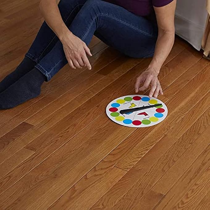 Twister GAME WITH BIGGER MAT & MORE COLORED SPOTS | CLASSIC PARTY GAME FOR KIDS AGES 6+ | INDOOR & OUTDOOR FUN | 2+ PLAYERS | - Image 3
